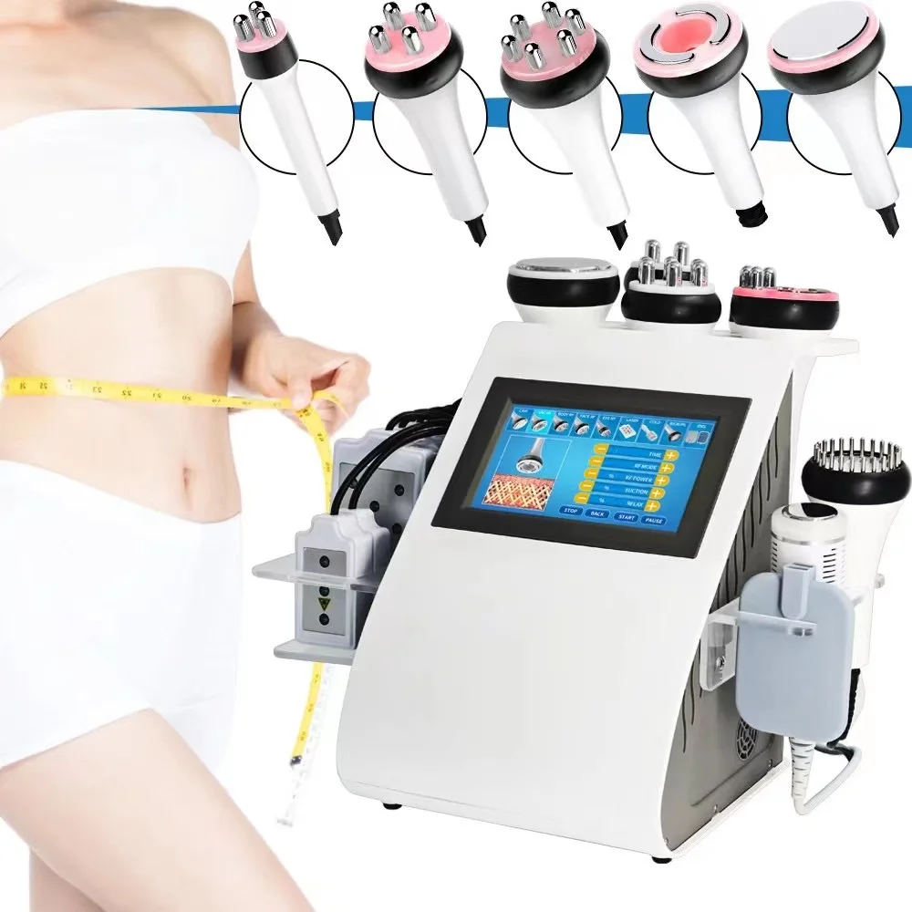 

Weight Loss Cavitation Machine 9 In 1 Ultrasound Cellulite Reduce Vacuum 40K Slimming System Lipo Fat Burning Spa Massage Device