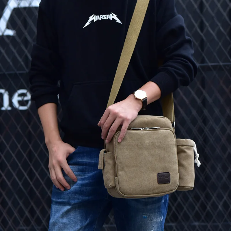 

Man Canvas Handbags Male Messenger Bags Shoulder Bag Bolsa Tote Bolsa Feminina IPAD Duffle Bolsos Sac One Main Crossbody Bags