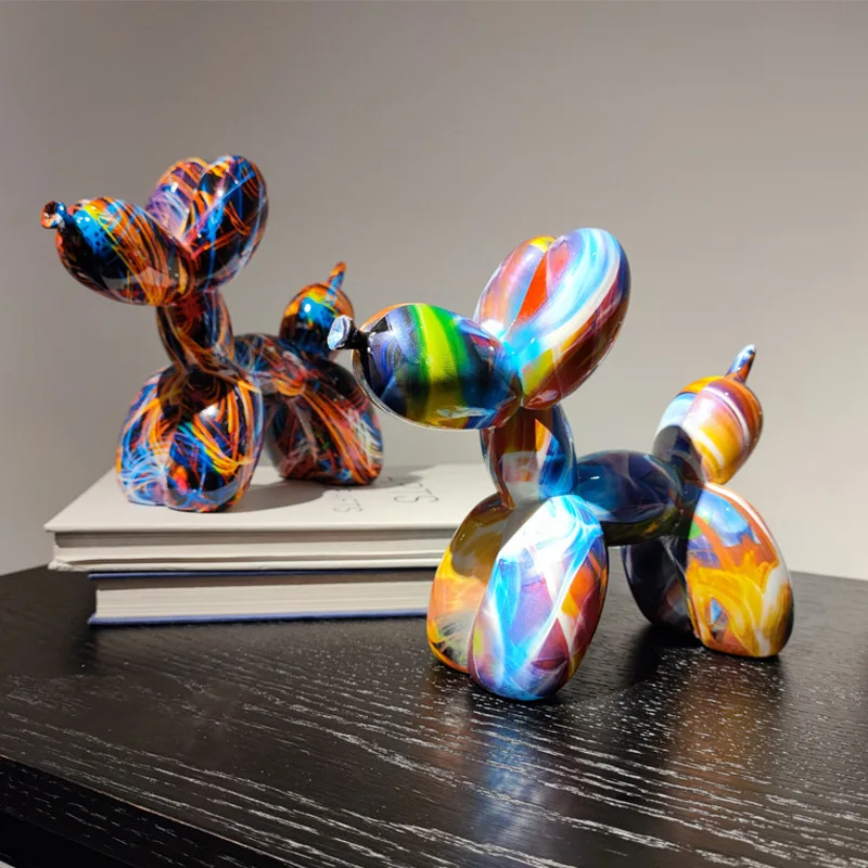 

Nordic Balloon Dog ornaments creative resin crafts home living room TV cabinet desktop decorations