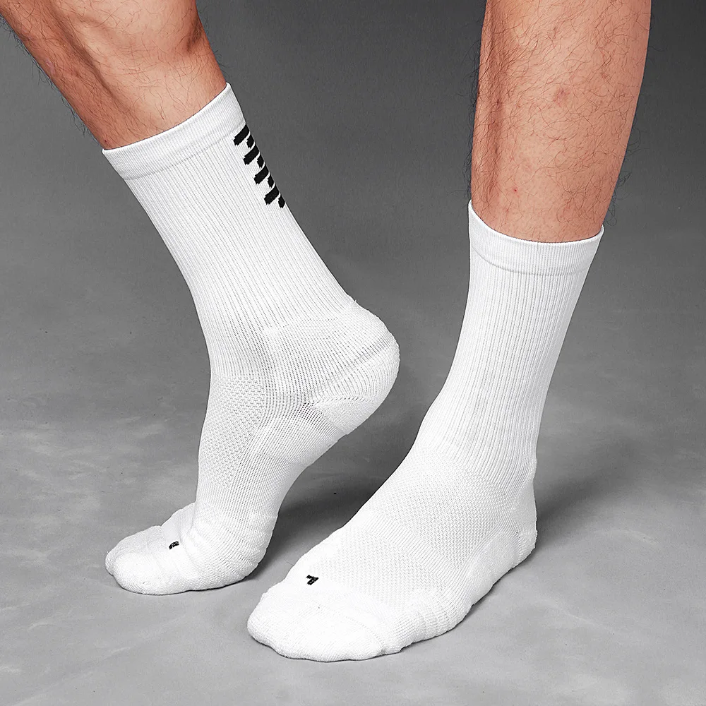 Men's Mid-tube Elite Basketball Socks Thickened Towel Bottom 8 Pairs Professional Outdoor Badminton Running Sports Socks Running