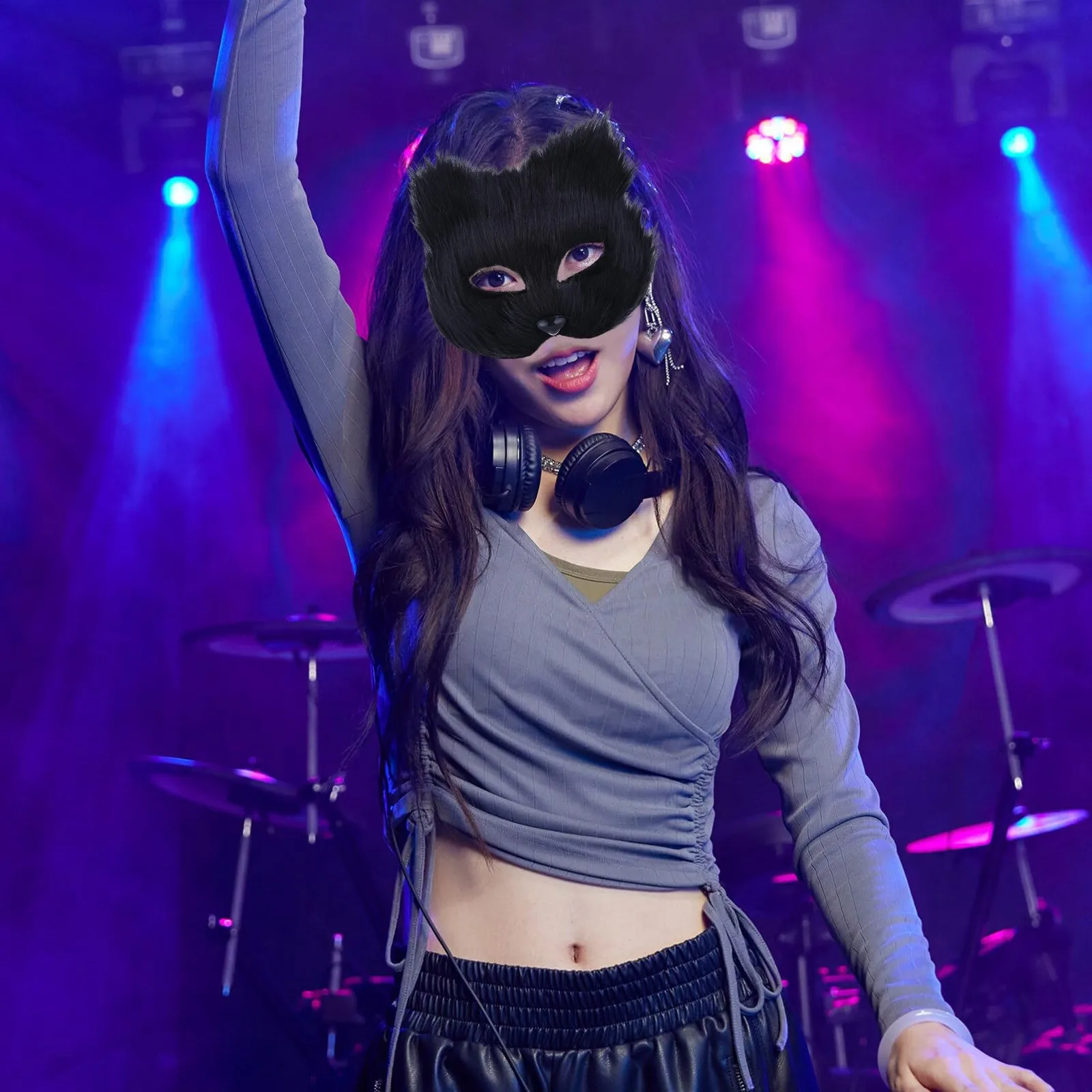 Реквизит для косплея животных мужские и женские аксессуары маски в форме