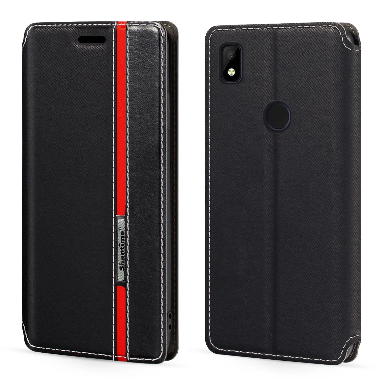 

For ZTE Blade L210 Version with fingerprint Case Fashion Multicolor Magnetic Closure Leather Flip Case Cover with Card Holder