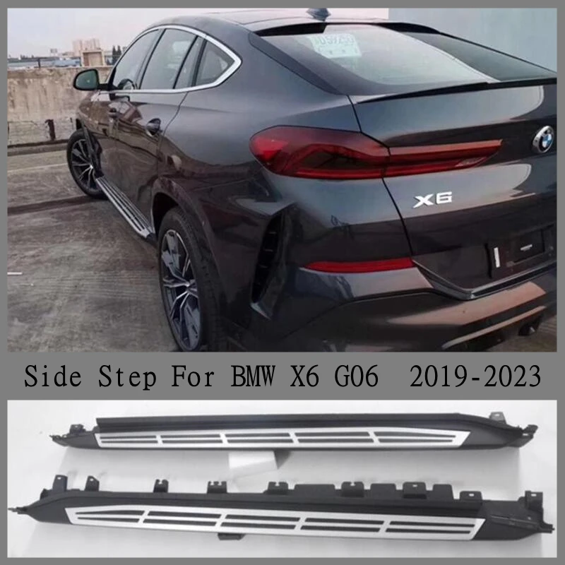 

Side Step For BMW X6 G06 2019 2020 2021 2022 2023 Running Boards Bar Pedals High Quality Nerf Bars Auto Accessories