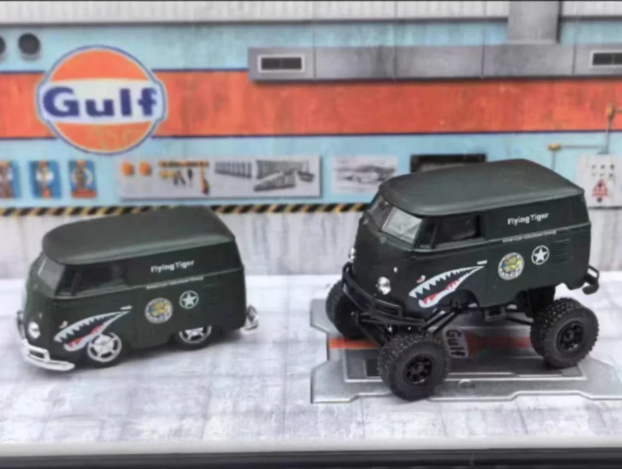 Модель автомобиля Demon King Auto 1:64 Gulf T1 из металла