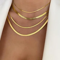 good jewelry necklace adjustable lightweight stylish women snake chain necklace choker unisex necklace chain necklace