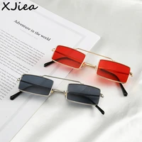 xjiea metal steampunk sunglasses for women 2022 designer vintage rectangular glasses eyewear hip hop driving outdoor eyeglasses