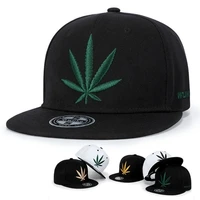 spring summer maple leaf embroidery baseball cap fashion snapback caps outdoor cotton hiphop hat cool street dance hats