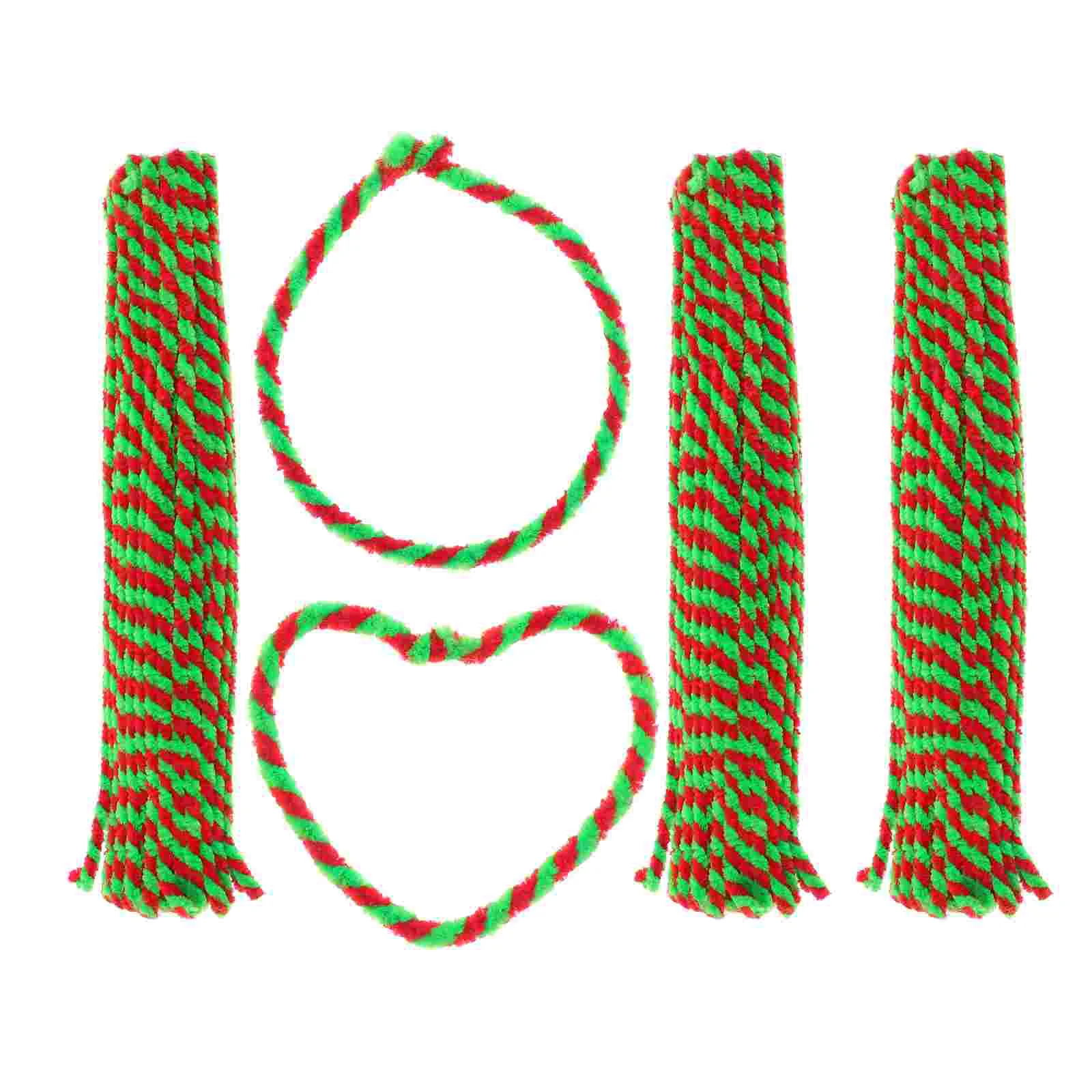 

150pcs Practical Reusable Decorative Lightweight Durable Plush Sticks Christmas Elements