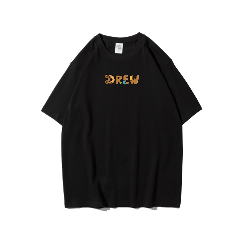 Футболка ExtFine мужская оверсайз в стиле Харадзюку уличная одежда с надписью и