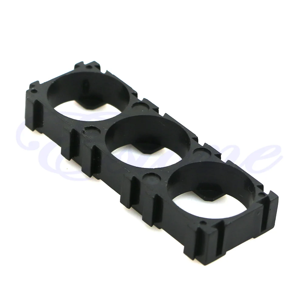 

10Pcs 1x3 18650 Lithium Ion Cell Double Battery Holder Bracket for Battery Pack in Fire-Proof ABS Accessories