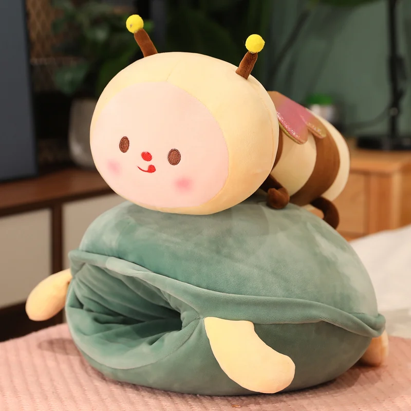 

35/50/75cm Creative Turtle Bee Plush Throw Pillow Toy Cute Stuffed Animals Plushies Doll Cartoon Kawaii Soft Kid Toys Home Decor