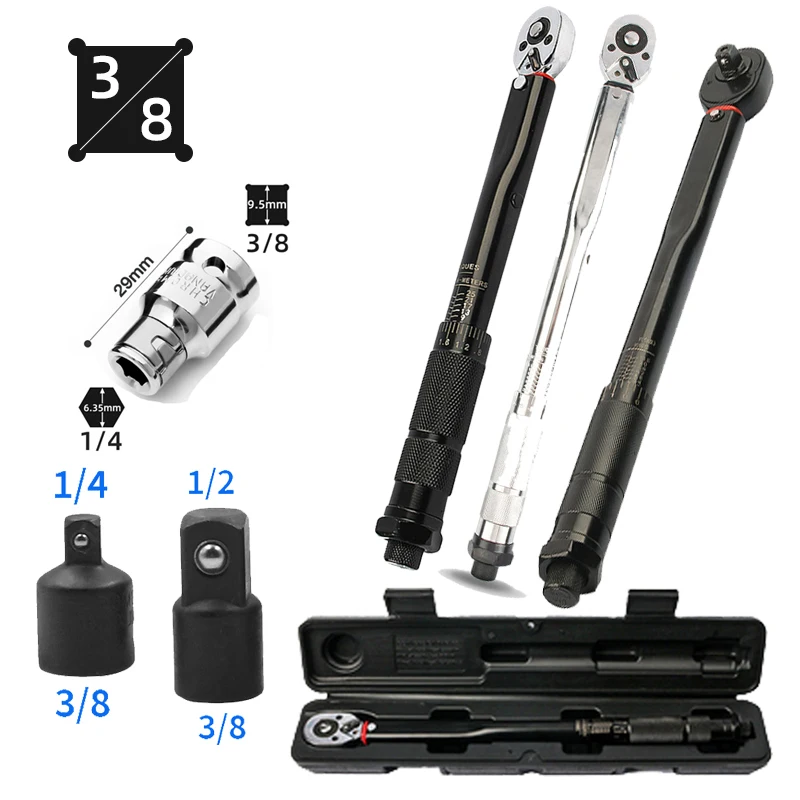 Динамометрический ключ 3/8 дюйма динамометрический 19-110 Нм профессиональный