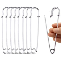 10 large safety pins 2 9 heavy duty blanket pins bulk steel spring lock pins fasteners for blankets crafts skirts brooch making