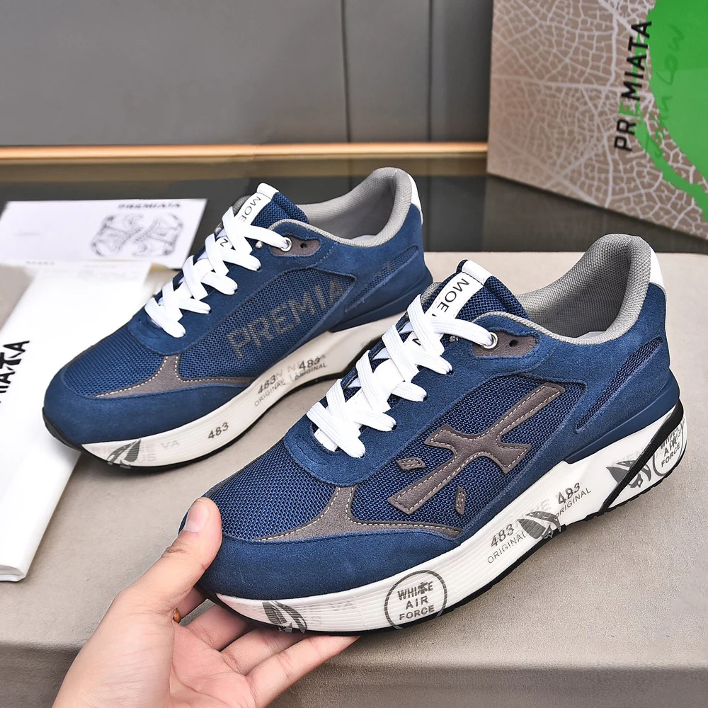 PREMIATA/мужская легкая роскошная нишевая модная простая повседневная спортивная