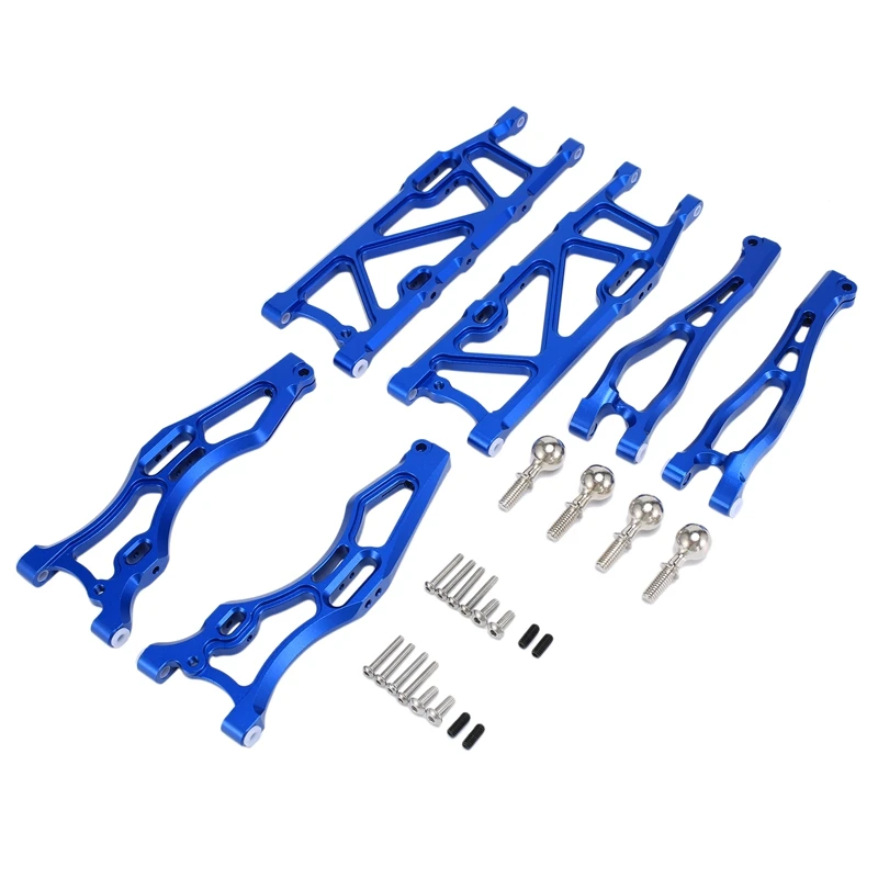 

6Pcs Metal Front & Rear Suspension Arm Set For ARRMA 1/8 KRATON Notorious Outcast Talion RC Car Upgrade Parts