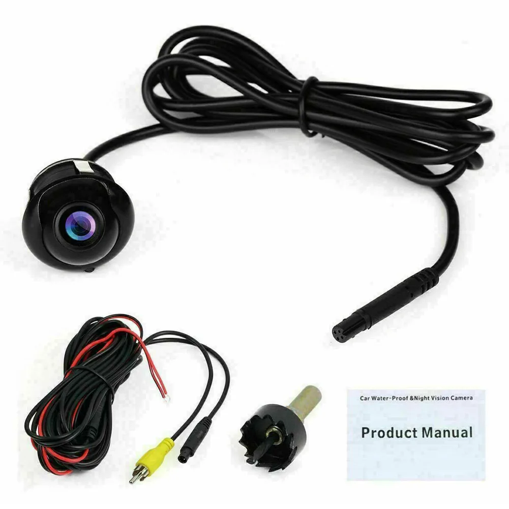 12V CCD HD Night Vision 360 Degree Car Rear View Camera Front Camera Front View Side Reversing Backup Camera Car Accessories images - 6
