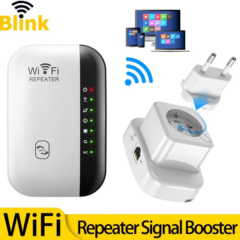 

Wireless WiFi Repeater Signal Booster Amplifier 300Mbps Router Modem Long Distance Extender WiFi Network Range Enhancer 802.11N