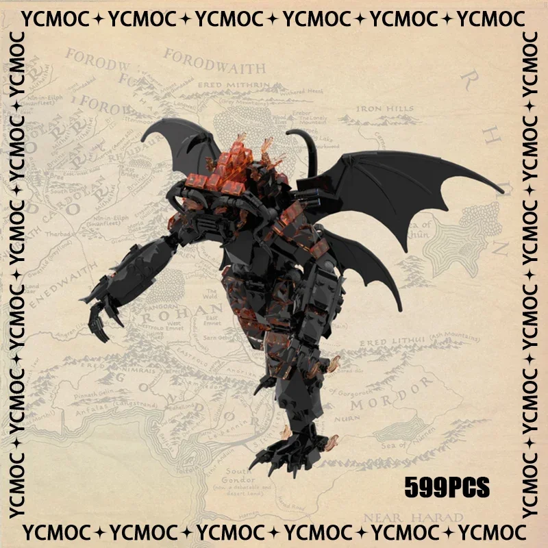 Серия сцен из фильмов YcMoc строительные блоки средневековые времена Балароги