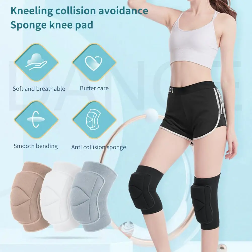 

1Pc Winter Kneecap Shock Absorption Impact Resistant Non-slip Running Kneelet Protective Cover Warm Knee Pad for Outdoor