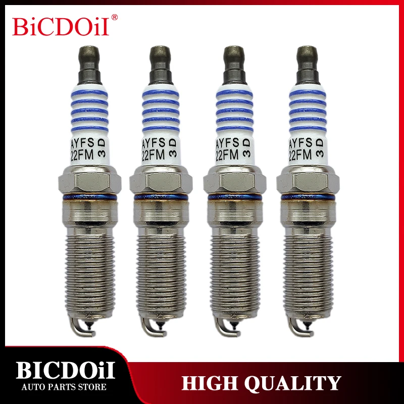 

4/6PCS Iridium Spark Plug SP-411 AYFS22FM for Mazda CX7 CX9 3 5 6 for Ford Flex Taurus Fusion Lincoln MKS MKT MKZ SP411