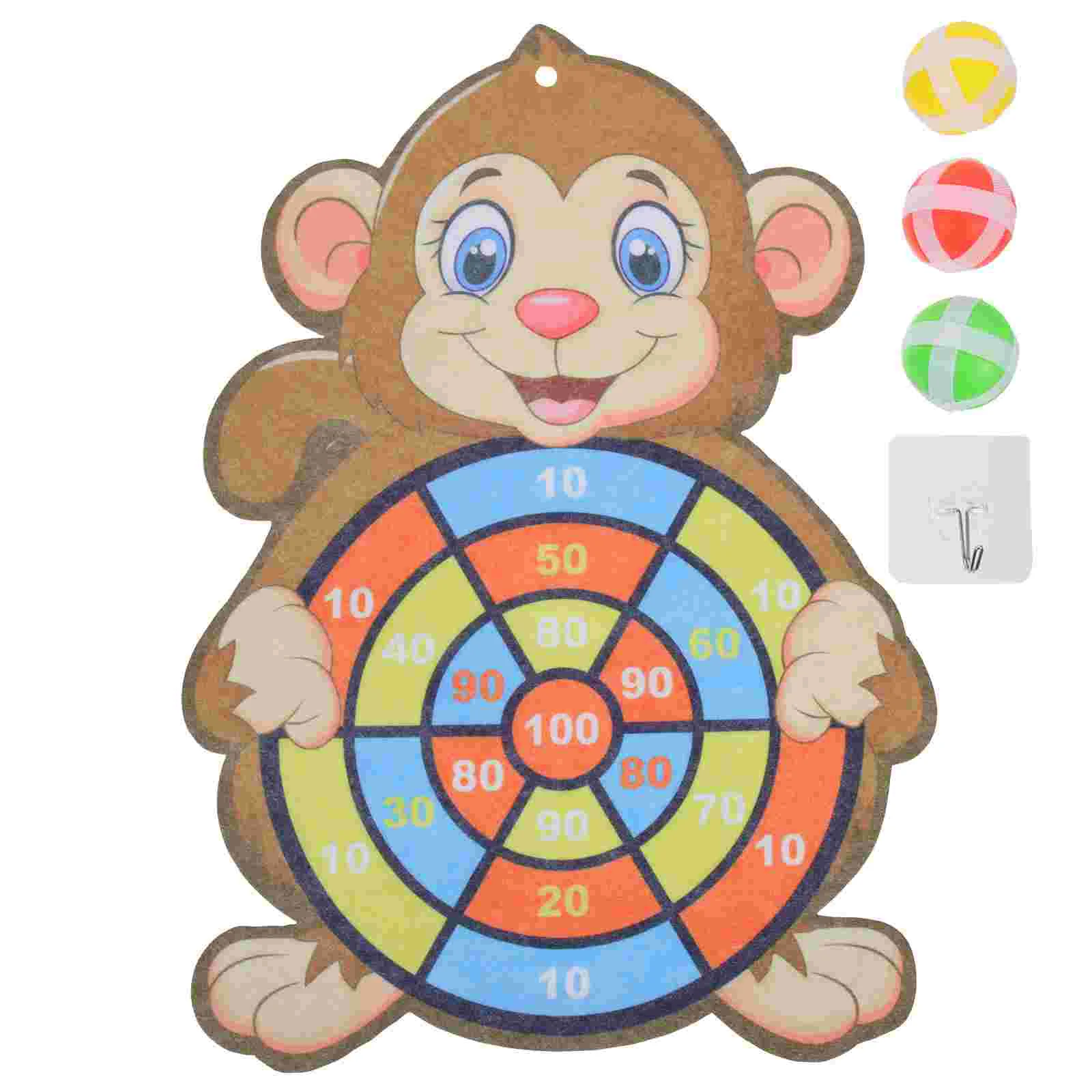 

Boys Suit Children's Sticky Ball Indoor Games Kids Throwing Toys Dart Board Age 8-10 Years Old Plastic Gifts
