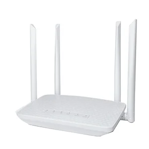 300M WIFI Router MT7621A Chipset 2.4G+5.8G Router Home Commercial Router 4 Antennas Wireless Router (EU Plug)