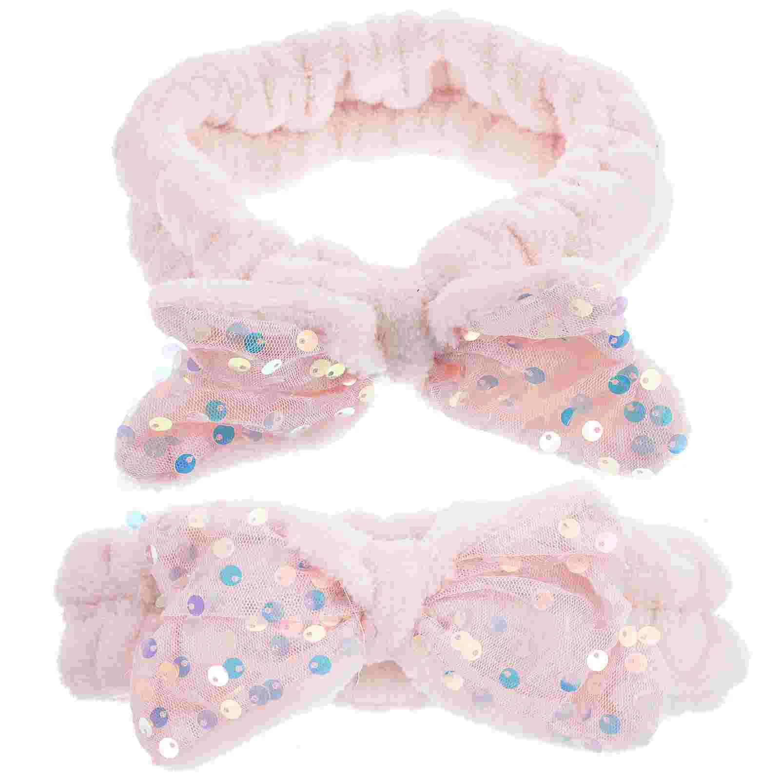 

Headband Hair Elastic Makeup Spa Bow Shower Hoop Headbands Wrap Head Girls Scrunchiescute Band Towels Headwraps Turban Face