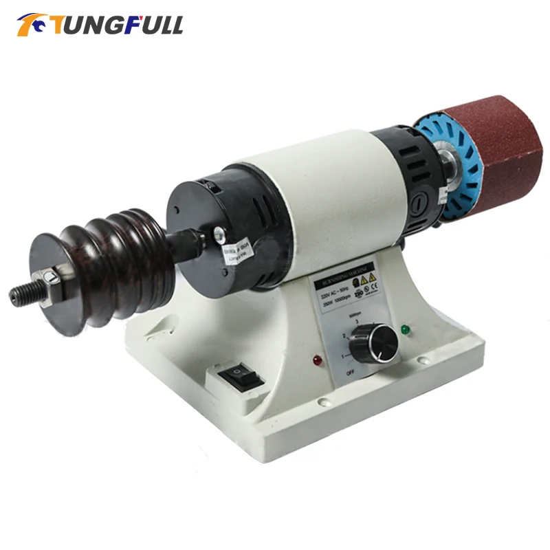 

Leather Polishing Burnishing Machine Mini Desktop Leather Edge Grinding Machine Polishing Tool side Polisher 220V
