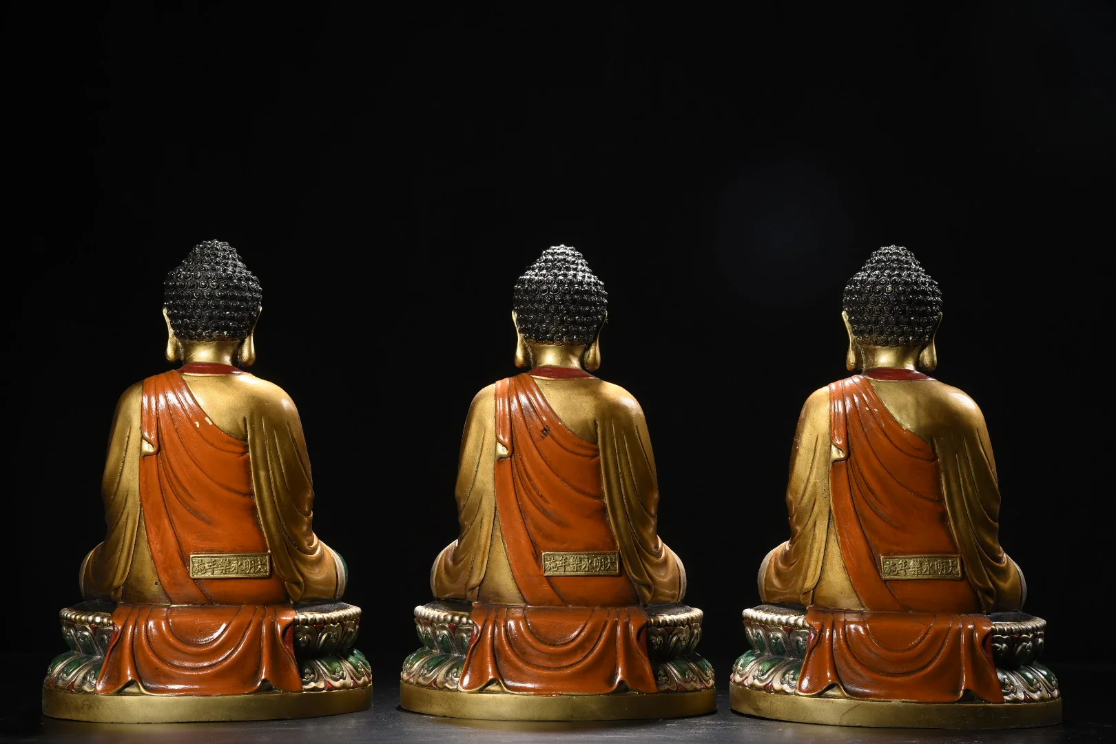 11-дюймовые коллекции из старого Китая, окрашенные в бронзе, Phra Sompo Parinirvana, Шакьямуни, Амитабха, сидящий Будда, зал поклонения (art.: 3920d19dff85d) - 3920d19dff85d