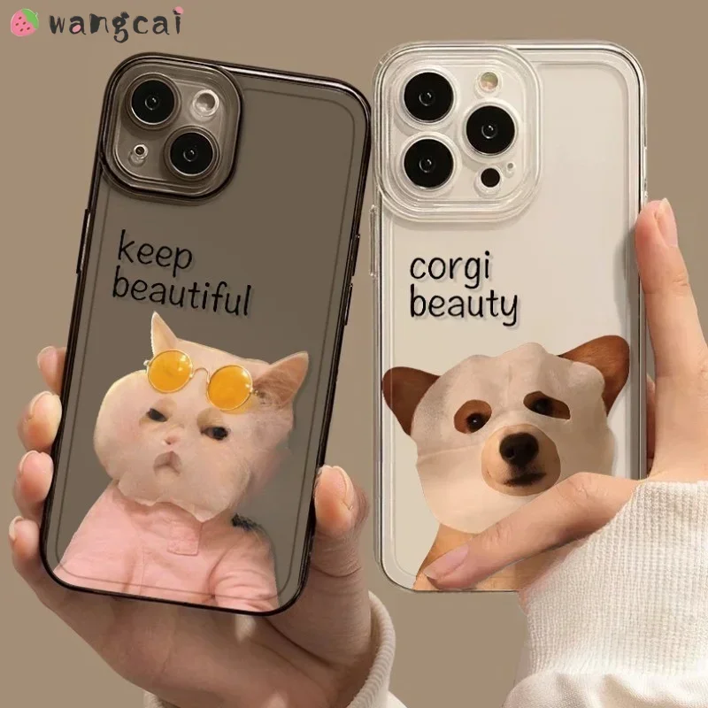 Для Honor 100 X50 X50i X40 90 80 Pro GT SE Magic 5 Mate 60 50 40 30 20 телефонная искусственная смешная маска