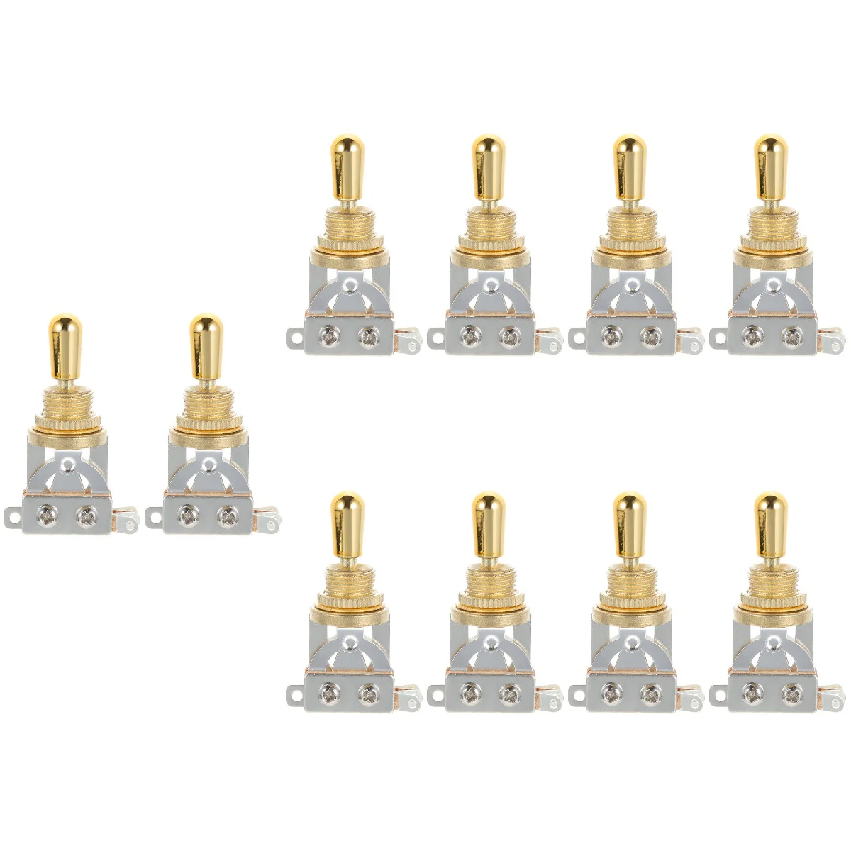

10 Guitar 3 Way Switch Metal Pickup Selector Toggle Switch Electric Guitar Accessory