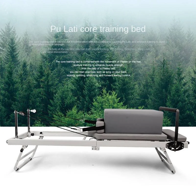 

MIYAUP Free Taxes/ VAT 2023 New Home Exercise Equipment Pilates Folding Metal Spring Yoga Bed