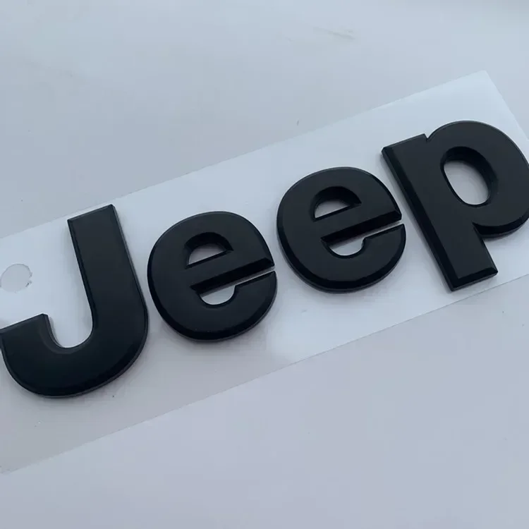 

Для Jeep Logo Badge Grand Badge Cherokee Wrangler Renegade Compass JK Patriot Автомобильный передний капот, эмблема кузова, боковая задняя наклейка на багажник