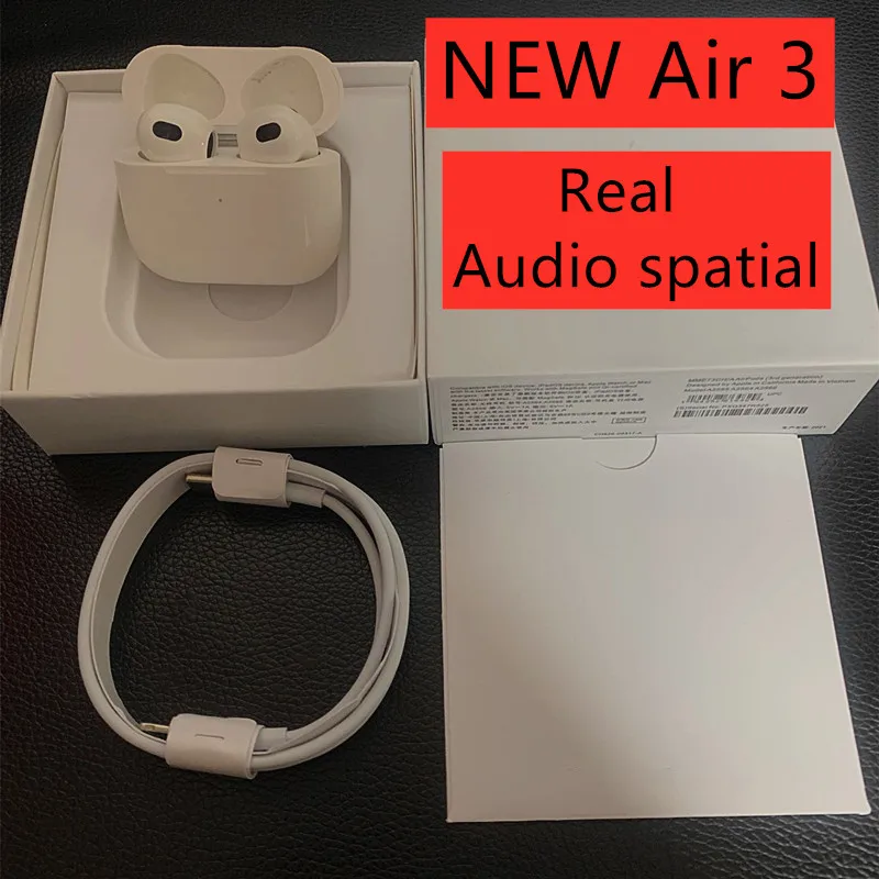 NEW air 3+ Pro 3+ air 2 with Positioning +Name Change+Wireless charging +Smart Sensor+ANC +Transparent mode+Audio spatial