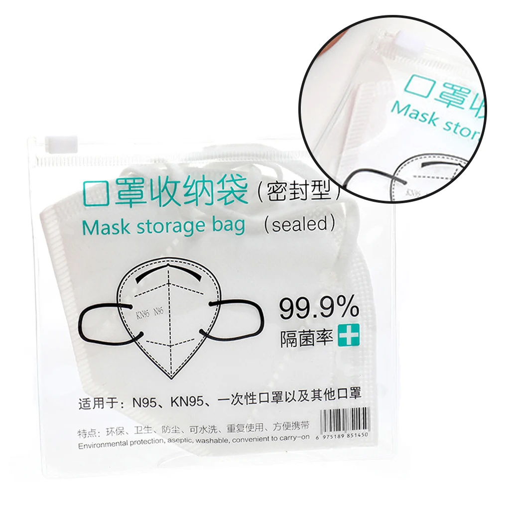 

Portable Fashion Mask Cover Bag Waterproof Storage Folder Zipper Bag Dustproof Mask Storage Case Mascarillas Holder Organizer