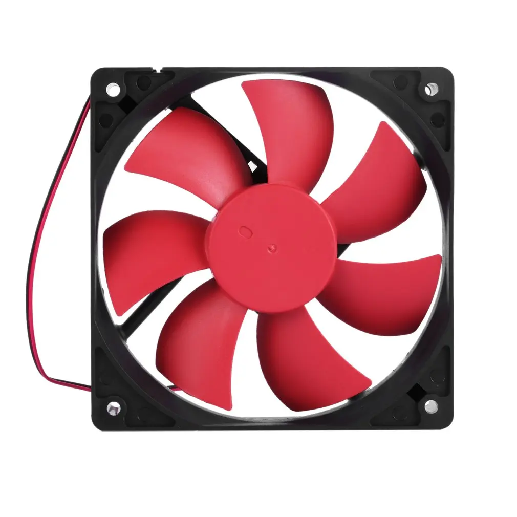 

Портативный компьютер с двойной головкой 12 см ПК компьютер процессор Охлаждающий вентилятор кулер супер тихий беззвучный Вентилятор охлаж...