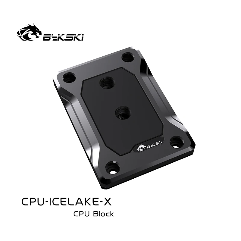Bykski CPU Water Cooling Only For INTEL LGA4189 / ICELAKE Black POM and Copper Version PC Water Block Radiator CPU-ICELAKE-X enlarge