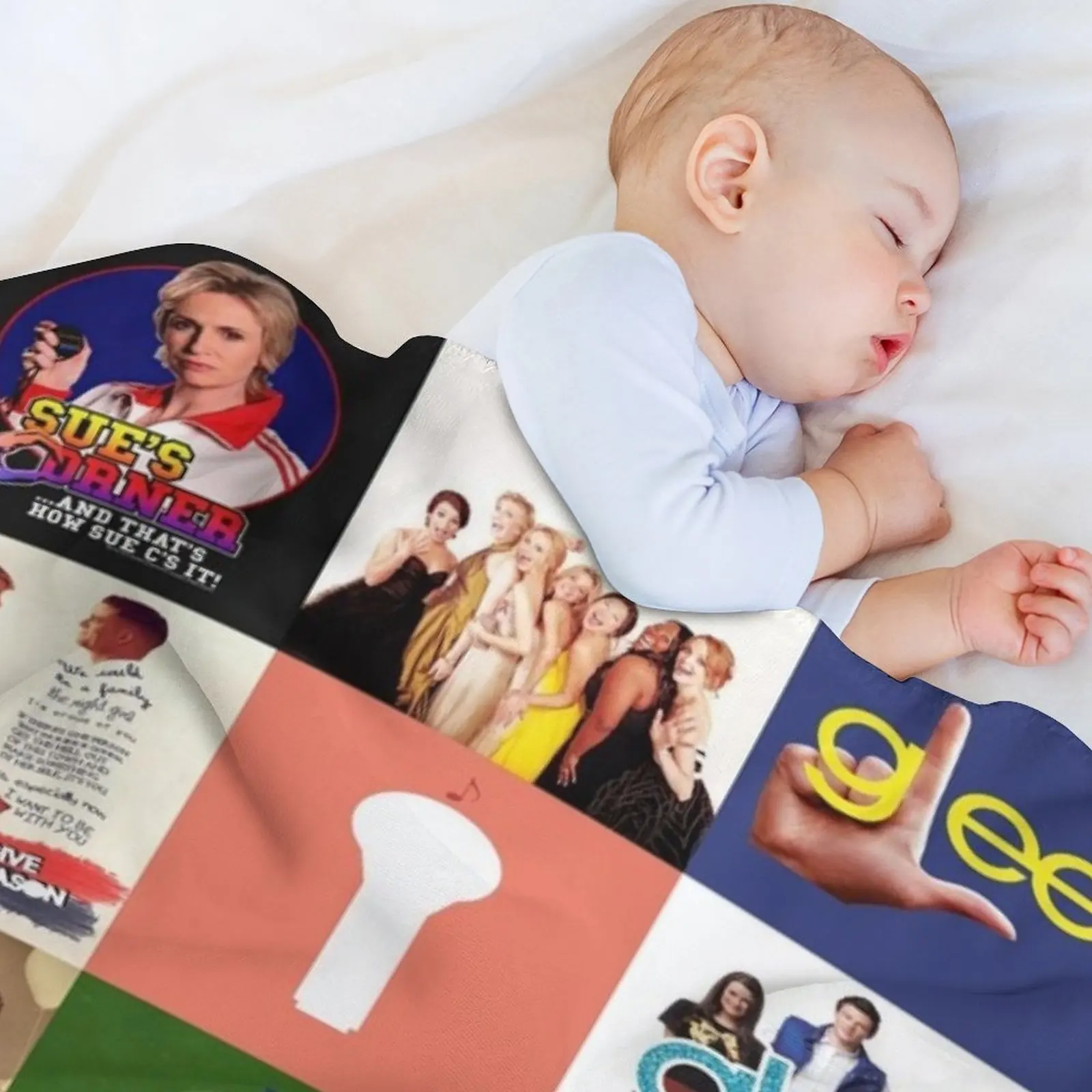 Фото Лучшее одеяло-плед Glee для фанатов: мягкое, пушистое, не линяет, идеально для дома №3