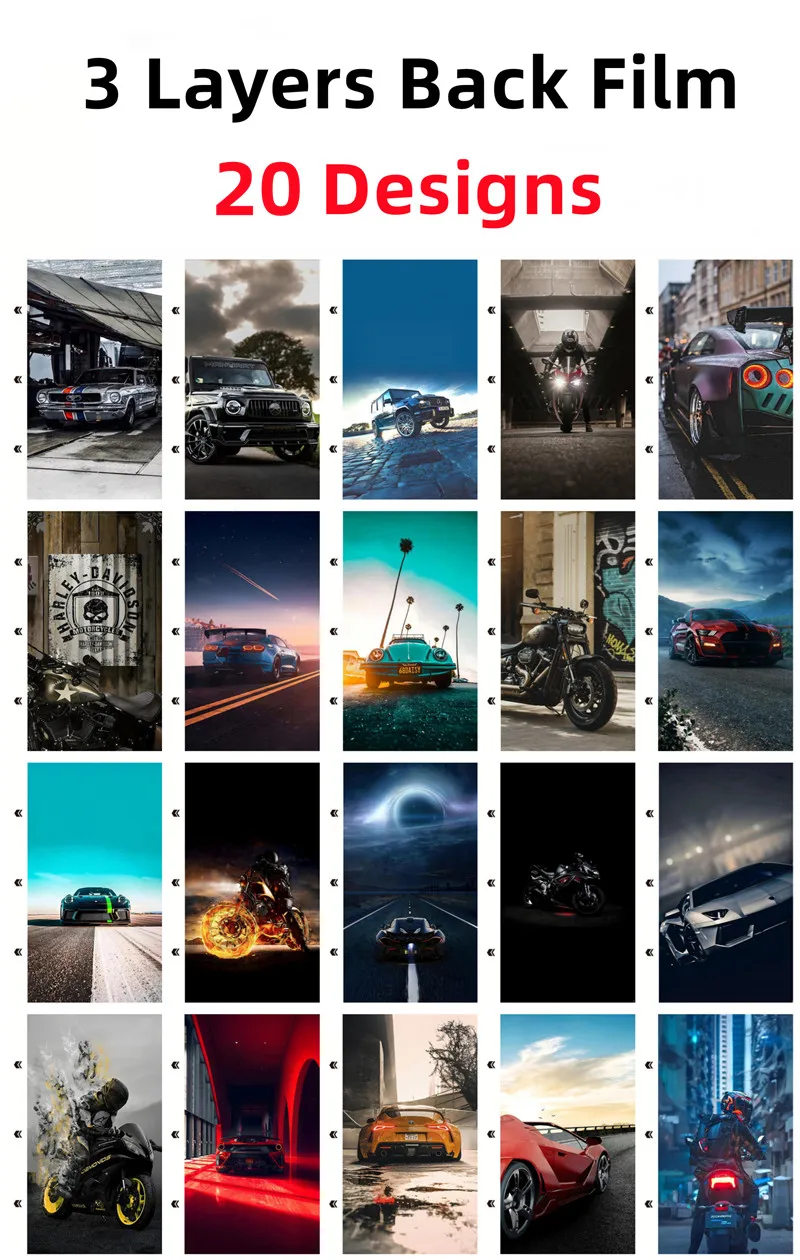 

10 шт. 3D-наклейки с рельефным цветным рисунком для задней панели телефона, защитная пленка для режущего плоттера, декоративная наклейка с узором «Локомотив»