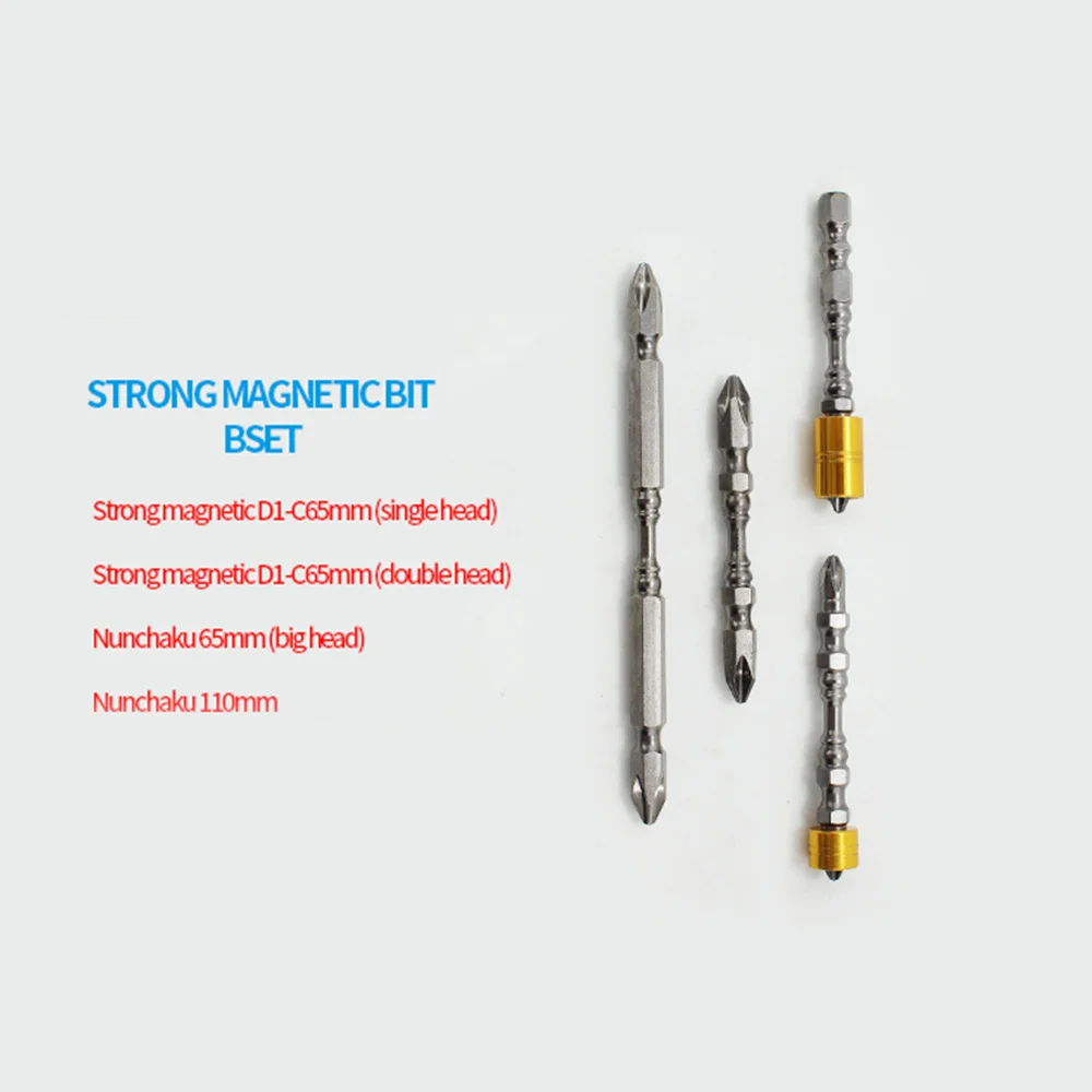

Мощная магнитная головка крест высокая твердость ручная дрель набор винтов электрических отверток 65 110 мм ударные Биты