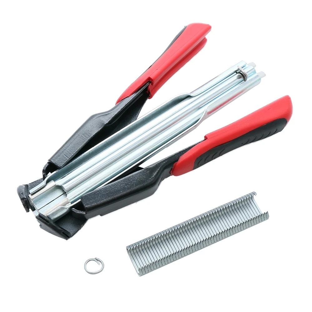 

SR8 C-type Nail Pigpen Fence Plires Animal Wire Cage Clamp Chicken Pig Bird Pet Cage Installation Tools Fence Buckle Ring Plires