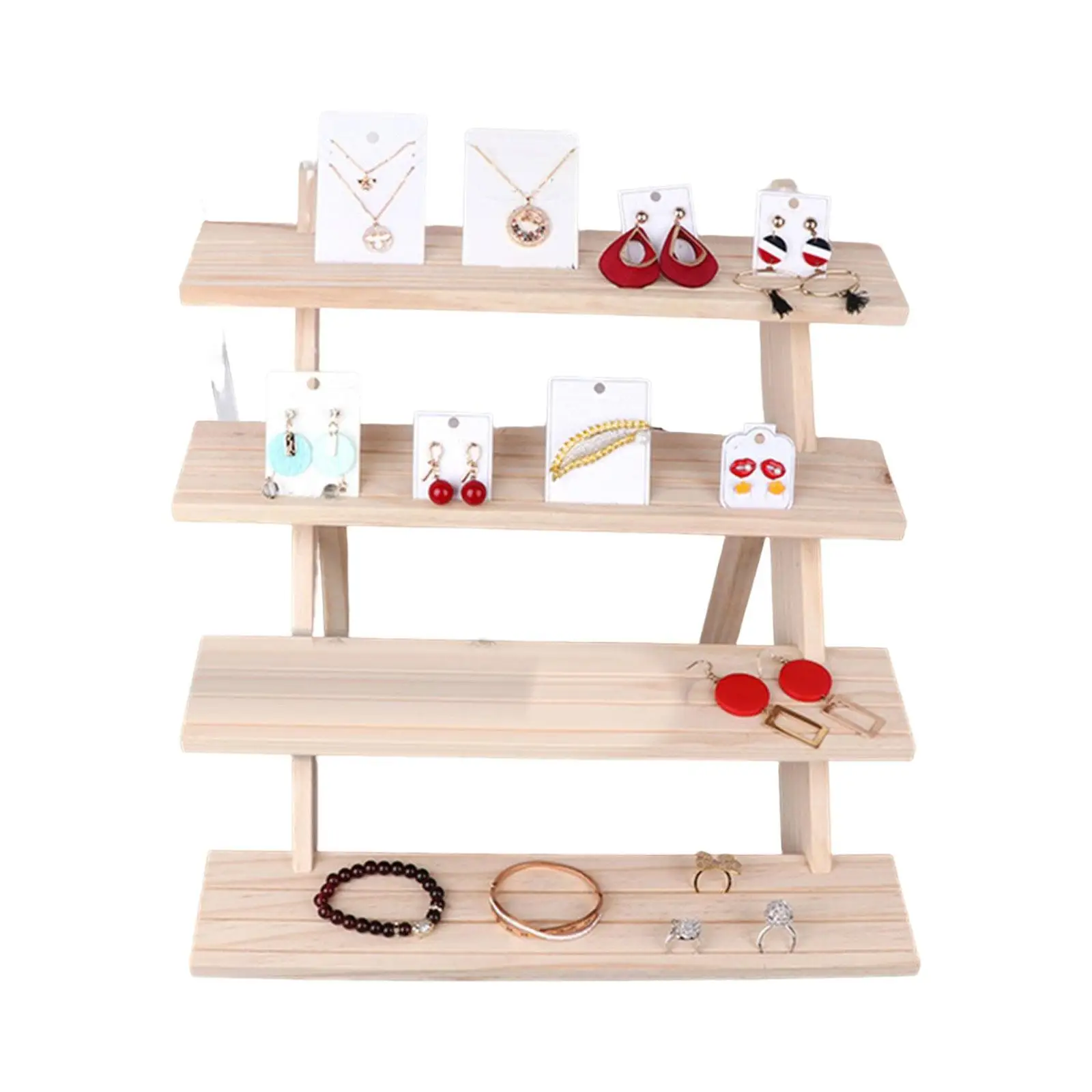 

Rings Holder Jewelry Display Stand Handmade Showcase Decorative Detachable Desktop Ornament Storage Rack for Anklet Wrist Watch