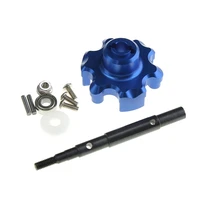 metal transmission cush drive housing with drive input shaft for traxxas 15 x maxx 6s 8s 4x4 rc car upgrade parts