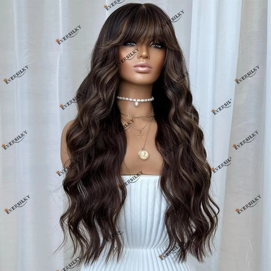 Eversilky Лоуз Вэйв Парик из Индийских Волос Remy
