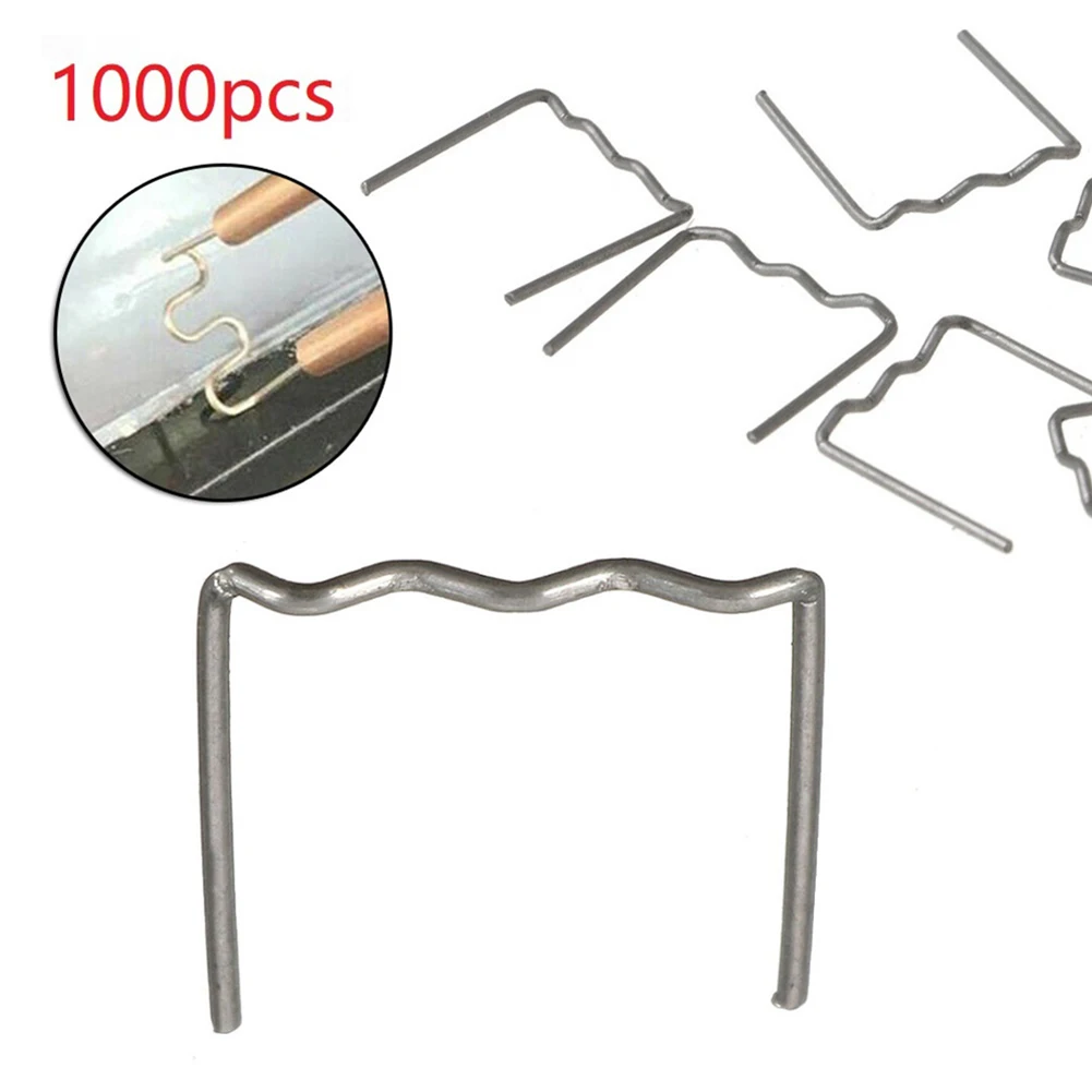 

1000PCS 0.6mm Pre-cut Flat Staples Stainless Steel For Plastic Stapler Repair Welder Standard Pre-cut Flat Hot Staple