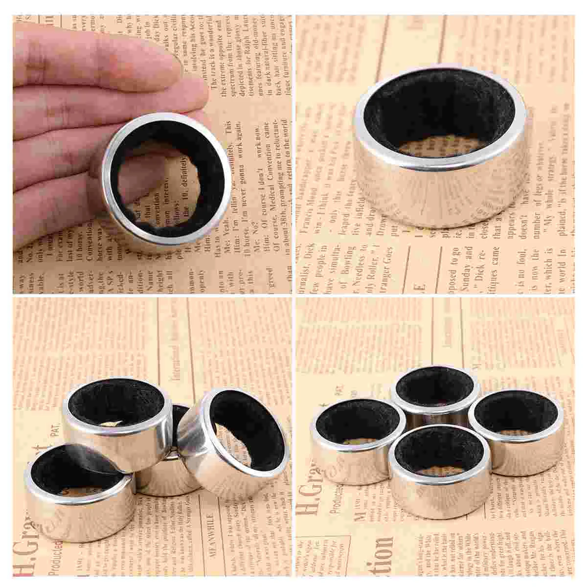 

Drip Bottle Ring Collar Catcher Stopper Stop Rings Anti Overflow Neck Steel Bottles Stainless Collars Drop Red Metal Accessories