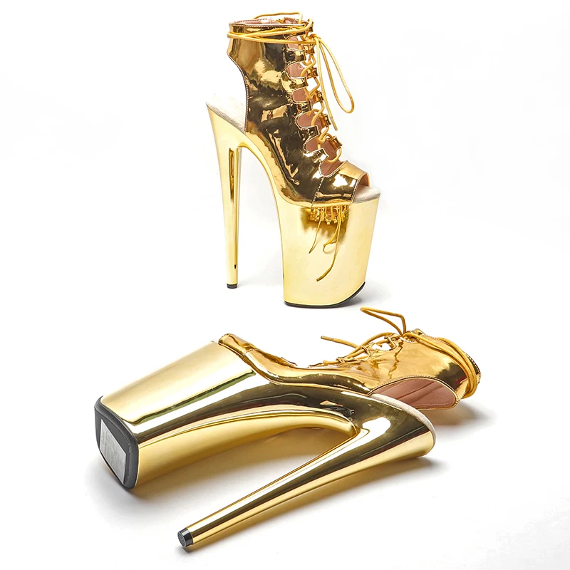 Leecabe 23 см/9 дюймов женская обувь для стриптиза до лодыжки женские туфли столбов