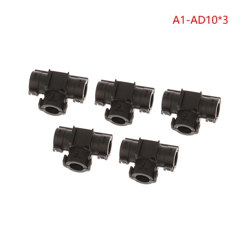 

5 шт. IP65 Т-образный Y-образный трехходовой пластиковый гофрированный шланг, открывающийся автомобильный жгут проводов, стяжка, редуктор равного диаметра, шунт