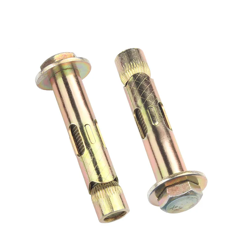 

Heavy Duty Screw for Carbon Steel and Concrete Walls Expansion Shield Anchor with Hex Bolt for Floor Installation Fastening 5pcs