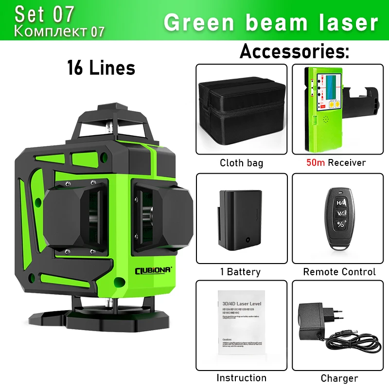 

Clubiona 16/12 Линейный лазерный уровень